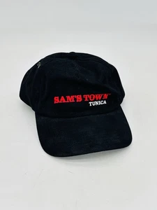 Vintage 90s Sam's Town Tunica Las Vegas Logo Casino Adjustable Hat NEW NOS - Picture 1 of 3