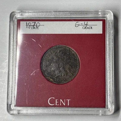 1870 1C Indian Head Cent G04BN - Image 1 of 4