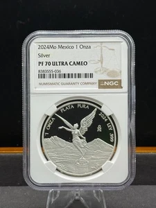 2024 Mexico Libertad Proof 1 oz .999 Silver Coin - NGC PF70 Ultra Cameo - Picture 1 of 2
