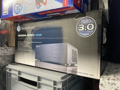 Silverstone SST-GD08B (Black) Grandia Series HTPC Case - Image 1 of 2