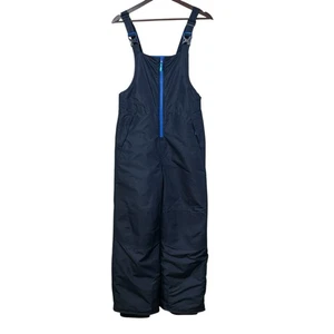 Champion Youth Large Snow Bib Overalls Navy Blue Ski Pants 12-14 Reinforced knee - Picture 1 of 13