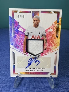 Richarlison 2023-24 Panini Impeccable EPL Patch Auto /99 Tottenham Brazil - Picture 1 of 2