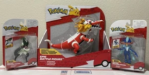 Pokémon Meowscarada Skeledirge Quaquaval Battle Figuren Jazwares Paldea Starter - Bild 1 von 7