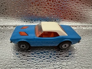 MATCHBOX DODGE CHALLENGER No. 1 Blue/White, Red Interior 1975 Superfast EXC - Picture 1 of 6