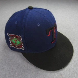 Texas Rangers Cap Mens 7 1/2 Blue 59Fifty Embroidered MLB New Era Hat - Picture 1 of 12