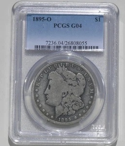 1895 O GO4 4 MORGAN SILVER DOLLAR PCGS $1 Coin Graded US United g4 - Picture 1 of 3
