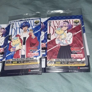 Nao Inabe & Akina Myodo Round 1 X Cardfight Vanguard Promo Exclusive Card Set - Picture 1 of 2