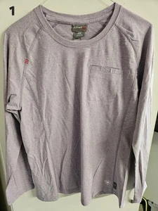 Women's Ariat FR Cat 2 Long Sleeve Tshirts Size Medium - Picture 1 of 20
