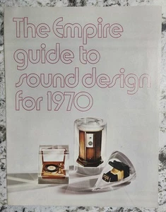 Vtg Empire Guide To Sound Design 1970 Turntables Speakers Catalog Brochure - Picture 1 of 4