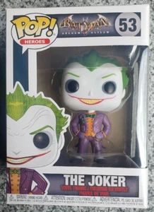 Funko POP Heroes Batman Arkham Asylum Joker Vinyl Figure PlayStation Game Xbox - Picture 1 of 8