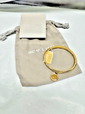 Pulsera bisagra Michael Kors Pave Logo MKJ5976710- NUEVO Foto 1 de 4