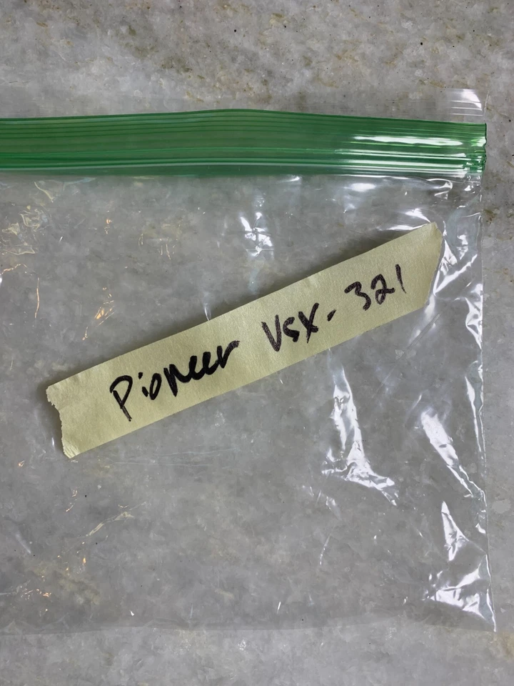 Piezas Pioneer VSX-321: pies/pie con tornillo, entrada o perilla de volumen dial Foto 1 de 1