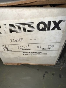 Watts Fluldair F20-06WJ M1 Filter 250 psi Max. #018E15 - Picture 1 of 2