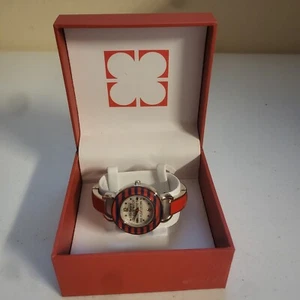Liz Claiborne rote Damen-Armbanduhr New York Neu - Bild 1 von 9