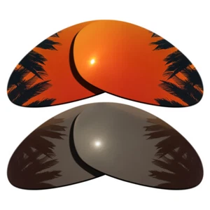 Orange Red Mirrored&Brown Polarized Replacement Lenses for-Oakley Minute 1.0 - Imagen 1 de 4