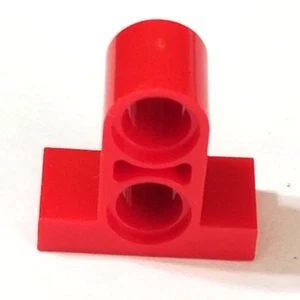 LEGO 1x2 Technic Pin Connector Plate Red Part 32530 - Picture 1 of 1
