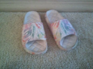 Cat & Jack Youth Girls'  Slide Sandals Size 1 - Picture 1 of 2