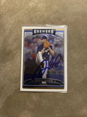 2006 Topps Chrome Refractors #159 Doug Davis Autographed signed - Image 1 of 2