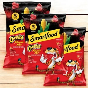 Smartfood PopCorn CHEETOS QUESO CHEDDAR Flamin Hot Snack 6.5 OZ LIMITADO 3 bolsas - Imagen 1 de 6