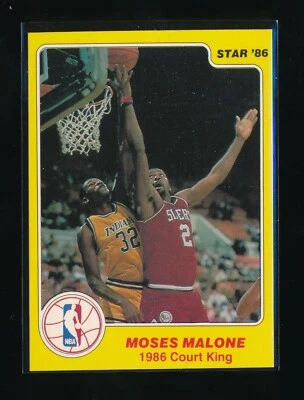 MOSES MALONE 1986 STAR COURT KINGS #21 *PHILADELPHIA 76ERS* - Image 1 of 2