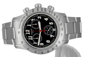 TISSOT V8 Chronograph Date Stainless Steel Mens Wristwatch - S 762 / 862 - Picture 1 of 7