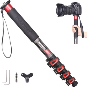 INNOREL VM60C/VM80C Carbon Fiber Compact Monopod with Fast Flip Lock for DSLR - Picture 1 of 21