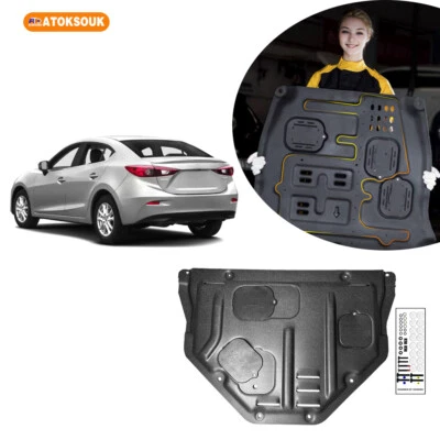 Engine Skid Plate For 2014-2018 Mazda3 Under Splash Shield Heavy Duty Foto 1 de 4