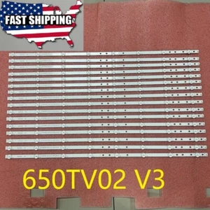 Kit LED Backlight strips For Sony KDL-65W858C KDL-65W855C KDL-65W857C 650TV02 V3 - Picture 1 of 5