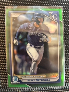 2024 Bowman Chrome - Prospects Green Refractor #BCP-209 Blake Mitchell /99 (RC) - Picture 1 of 2
