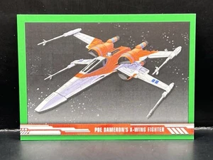 Poe Dameron's X-Wing Fighter 2019 Star Wars Rise of Skywalker Green /299 #SV-4 - Picture 1 of 2