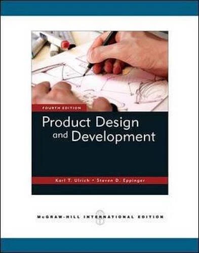 Product Design and Development, 4th Edition - Paperback By Karl T. Ulrich - GOOD - Image 1 of 1