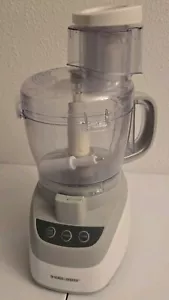 BLACK & DECKER Power Pro Wide Mouth Food Processor White 10 Cup FP2500 Works - Picture 1 of 1