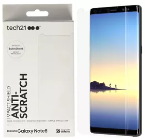 Tech21 Impact Shield Anti-Scratch Screen Protector for Samsung Galaxy Note 8 - Picture 1 of 8