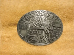 Rare Vintage Belt Buckle Texas FFA Ford 2000 Agricultural Education - Picture 1 of 2