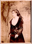 France, Arles, Femme en costume, Vintage citrate print, ca.1910 vintage print