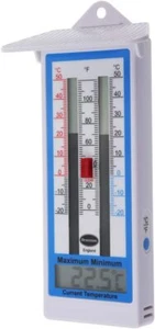 Brannan Max Min Thermometer - Measure Maximum and Minimum Temperatures Indoor Ou - Picture 1 of 6
