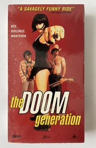 The Doom Generation VHS Tape Rare Rated R Version Shrinkwrap VG - Picture 1 of 3