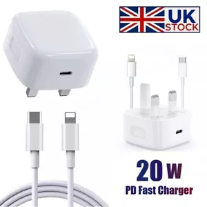 Per iPhone 14 13 12 11 Pro XR XS MAX Ricarica Rapida USB-C PD Spina Caricatore di Rete - Foto 1 di 17