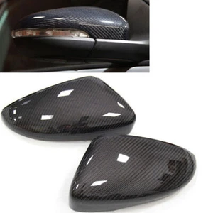 Carbon Fiber Car Side Mirror Cover For 2010-2016 2011 Volkswagen Scirocco EOS CC - Picture 1 of 7