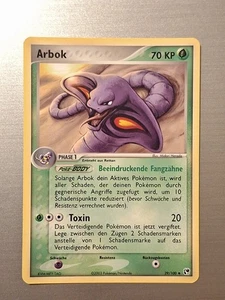 Pokémon Karte Arbok 29/100 • Set EX Sandsturm • Deutsch  Pokemon Vintage Selten - Bild 1 von 8