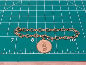 Vintage GE General Electric BB Service Award Bracelet Charm - Picture 1 of 3