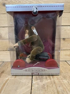 RARO - VINTAGE Colección Museo Steiff Mono En Carro/Ruedas Alemania Juguete de Tirar - Imagen 1 de 11