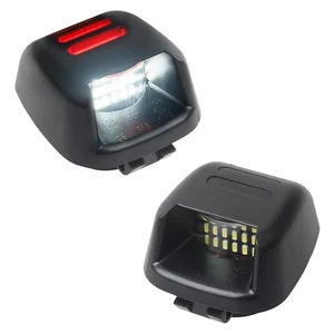2Pcs Red Tube SMD LED License Plate Light for Navara D40 2005-2016 D1L89678 - Picture 1 of 9