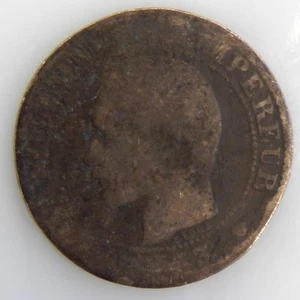 Napoleon III 5 Cents - Bronze - 1834 - France - Coin [EN] - Picture 1 of 3