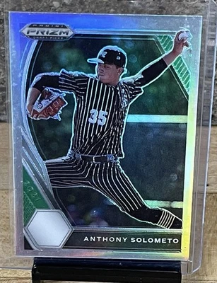 2021 Panini Prizm Draft Picks Anthony Solometo Silver Prizm Pirates - Image 1 of 2