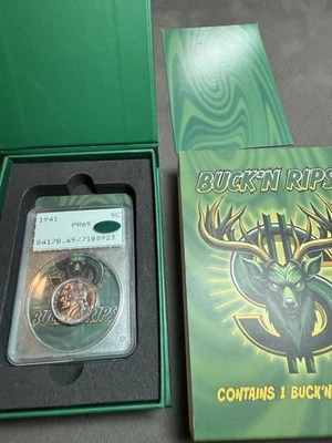 1941 Proof Jefferson 5c Old Rattler Ogh Pcgs Pr65 Cac Vaultbox Vault Box - Image 1 of 4