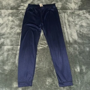 Patagonia Capilene Track Pants Kids Medium Navy Blue Logo Outdoors Layering - Picture 1 of 7