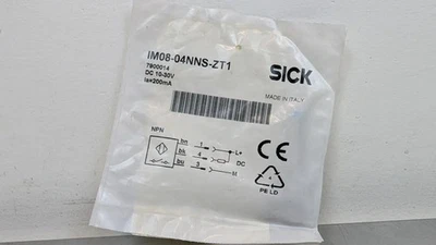 Sick IM08-04NNS-ZT1 Proximity Sensor 7900014 4mm 10-30VDC M8 x 1 Ø 8mm - Image 1 of 3