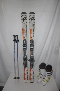 ROSSIGNOL "RADICAL" SKI JUNIOR ALLROUND CARVER 130 CM + BOTAS ESQUÍ TALLA: 39 EN CONJUNTO - Imagen 1 de 6