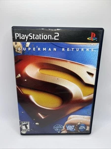 Superman Returns The Video Game PS2 Sony PlayStation 2 No Manual DC Comics WB - Picture 1 of 3